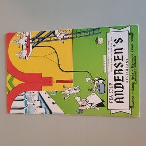 Vintage 1981 - Pea Soup Andersen's Restaurant (California) Postcard